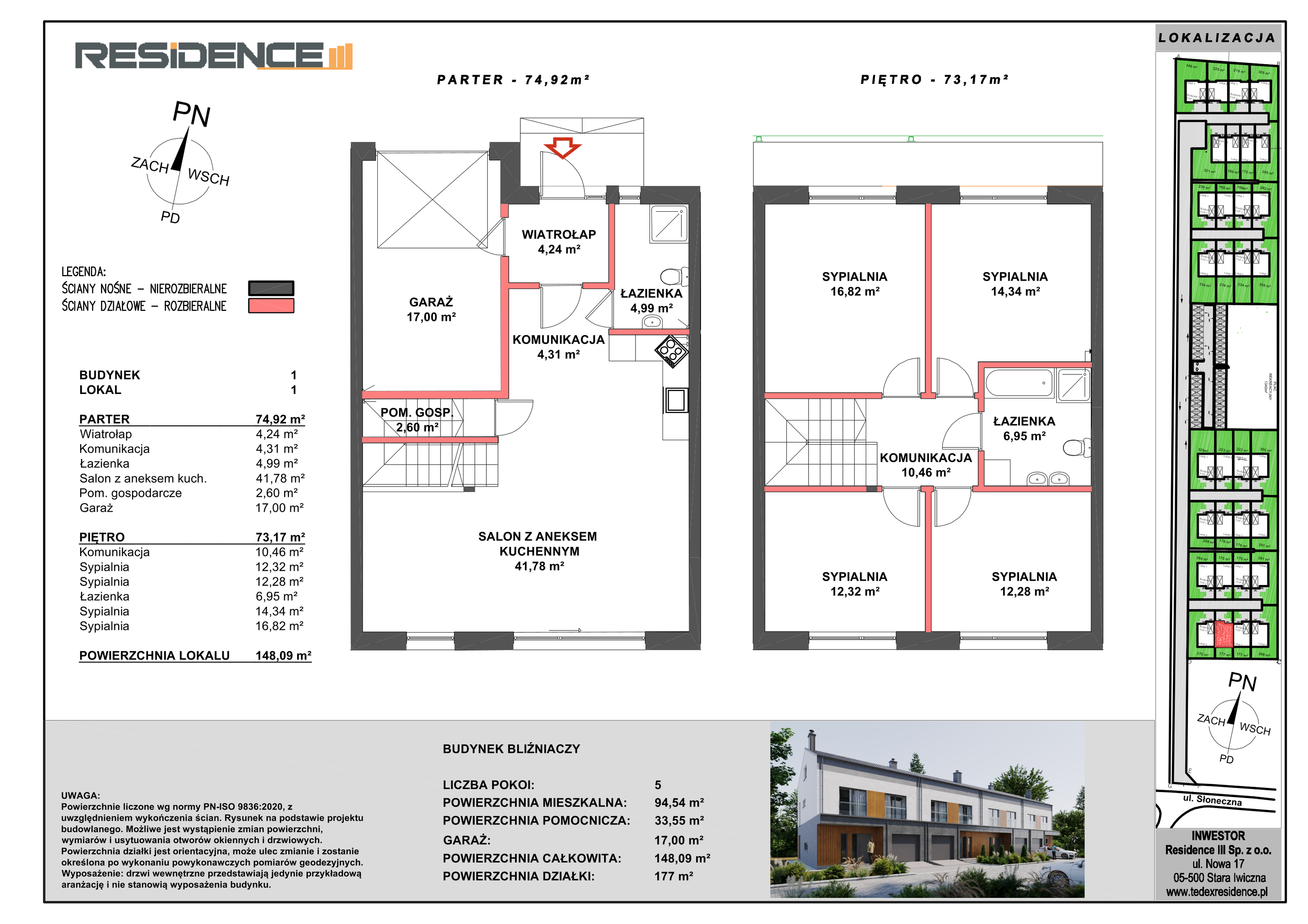 Mieszkanie 148,00 m², parter, oferta nr B1_L1, Apartamenty Przy Ładnej, Stara Iwiczna, ul. Ładna-idx