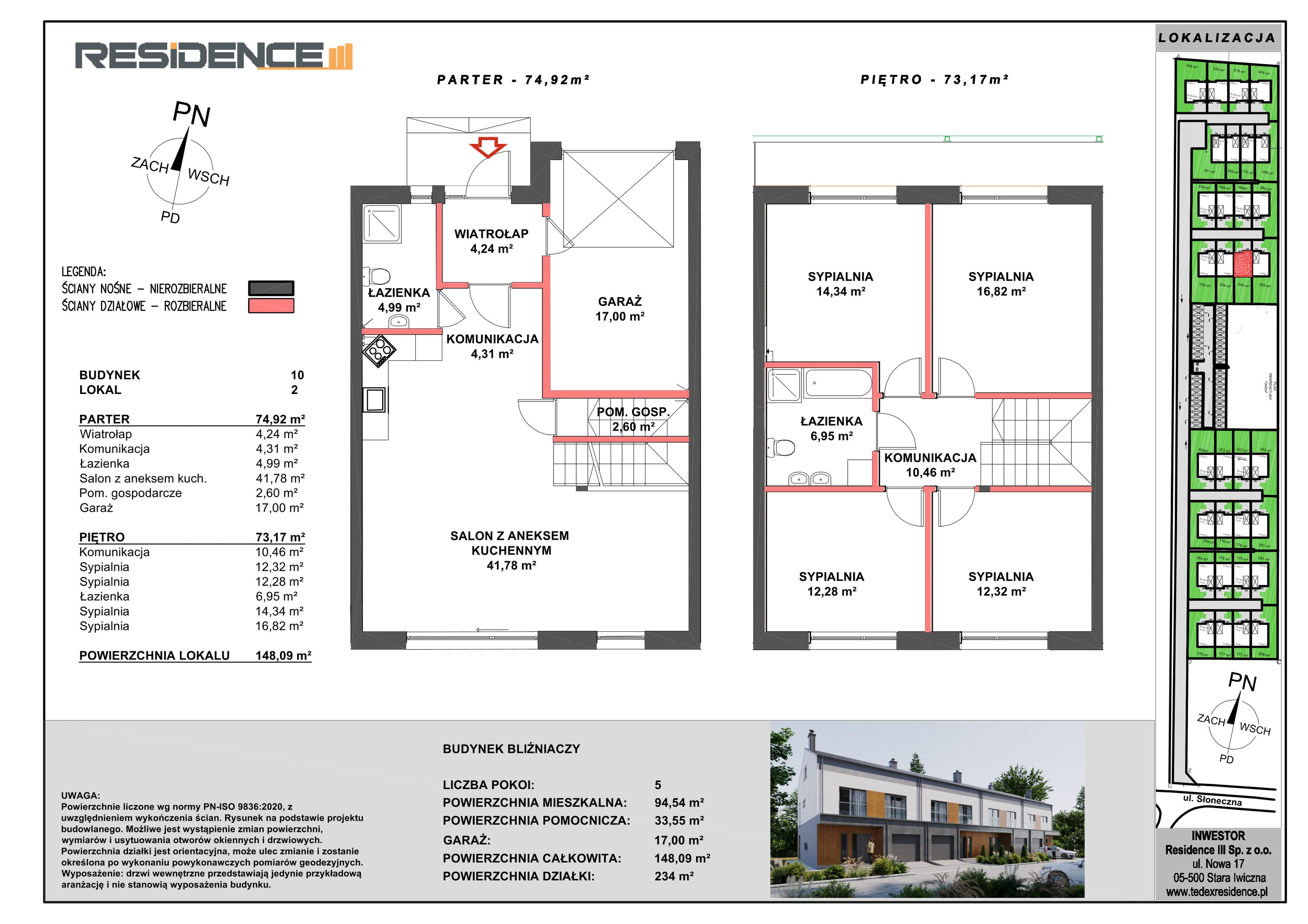 Mieszkanie 148,00 m², parter, oferta nr B10_L2, Apartamenty Przy Ładnej, Stara Iwiczna, ul. Ładna-idx