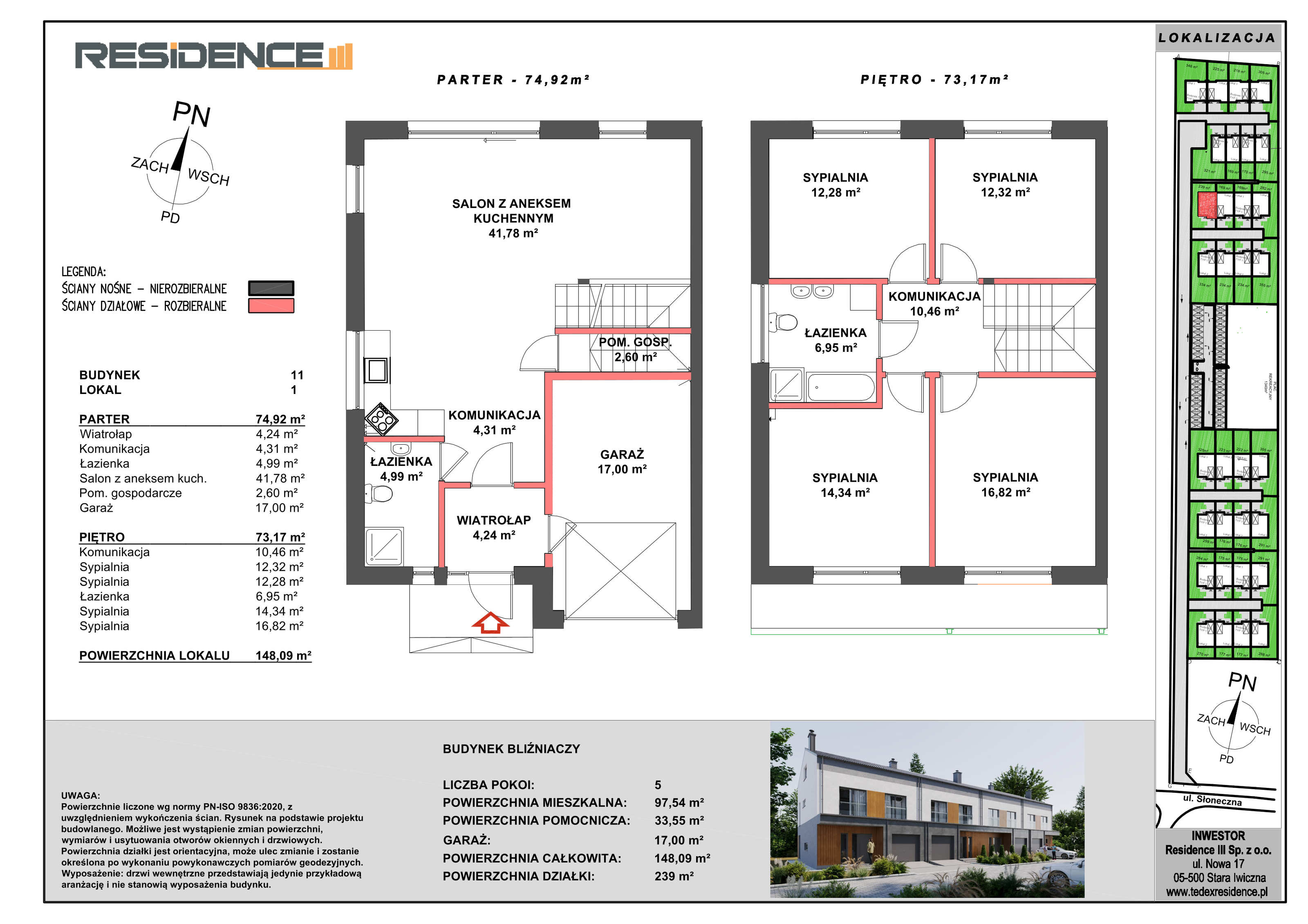 Mieszkanie 148,00 m², parter, oferta nr B11_L1, Apartamenty Przy Ładnej, Stara Iwiczna, ul. Ładna-idx