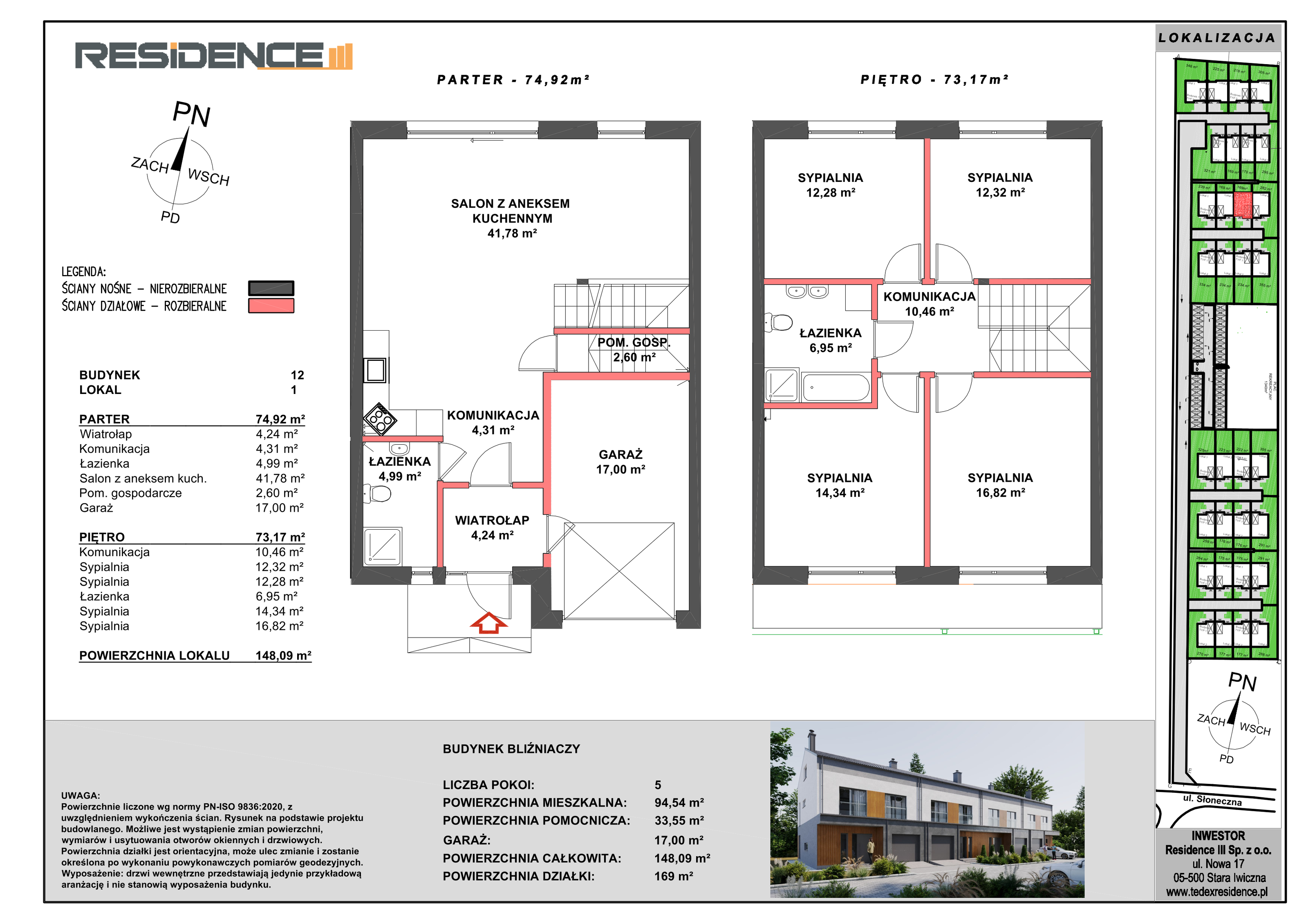 Mieszkanie 148,00 m², parter, oferta nr B12_L1, Apartamenty Przy Ładnej, Stara Iwiczna, ul. Ładna-idx