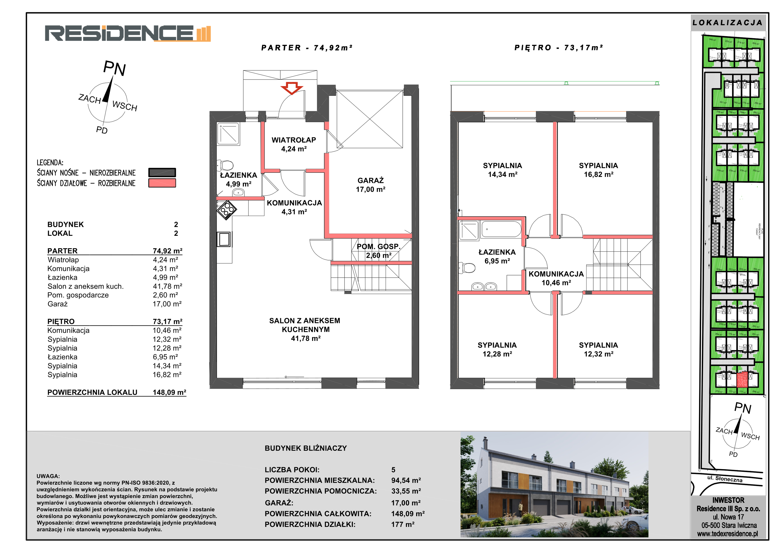 Mieszkanie 148,00 m², parter, oferta nr B2_L2, Apartamenty Przy Ładnej, Stara Iwiczna, ul. Ładna-idx