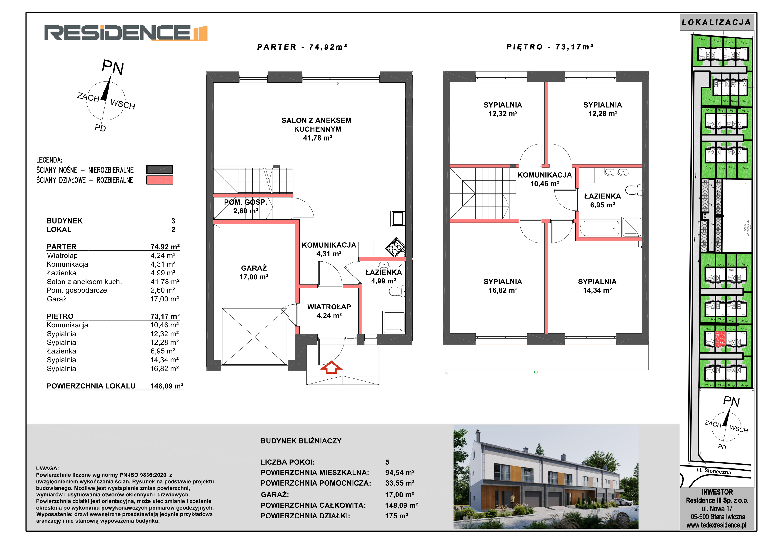 Mieszkanie 148,00 m², parter, oferta nr B3_L2, Apartamenty Przy Ładnej, Stara Iwiczna, ul. Ładna-idx