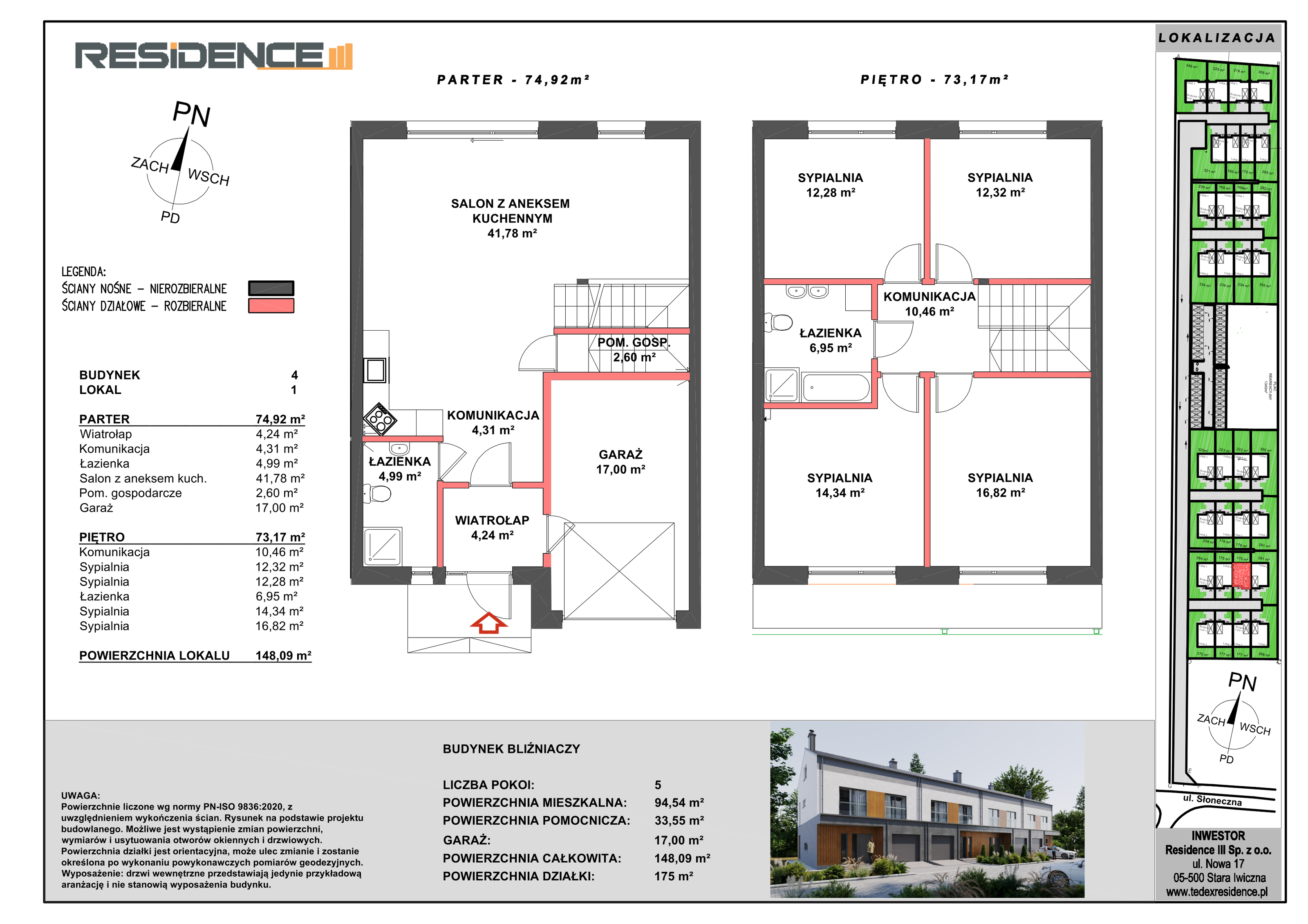 Mieszkanie 148,00 m², parter, oferta nr B4_L1, Apartamenty Przy Ładnej, Stara Iwiczna, ul. Ładna-idx