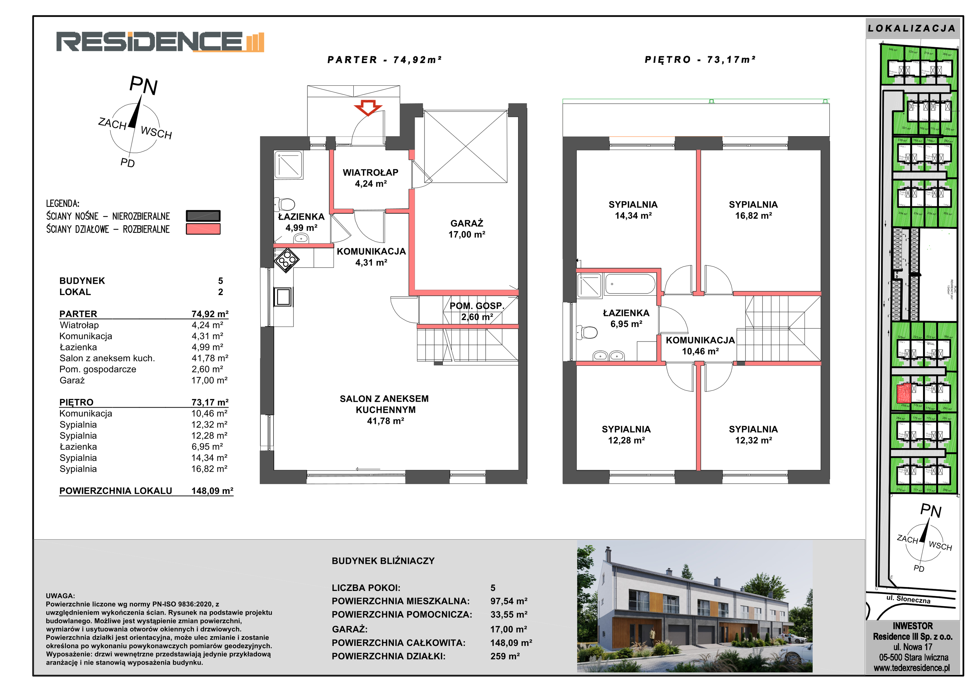 Mieszkanie 148,00 m², parter, oferta nr B5_L2, Apartamenty Przy Ładnej, Stara Iwiczna, ul. Ładna-idx