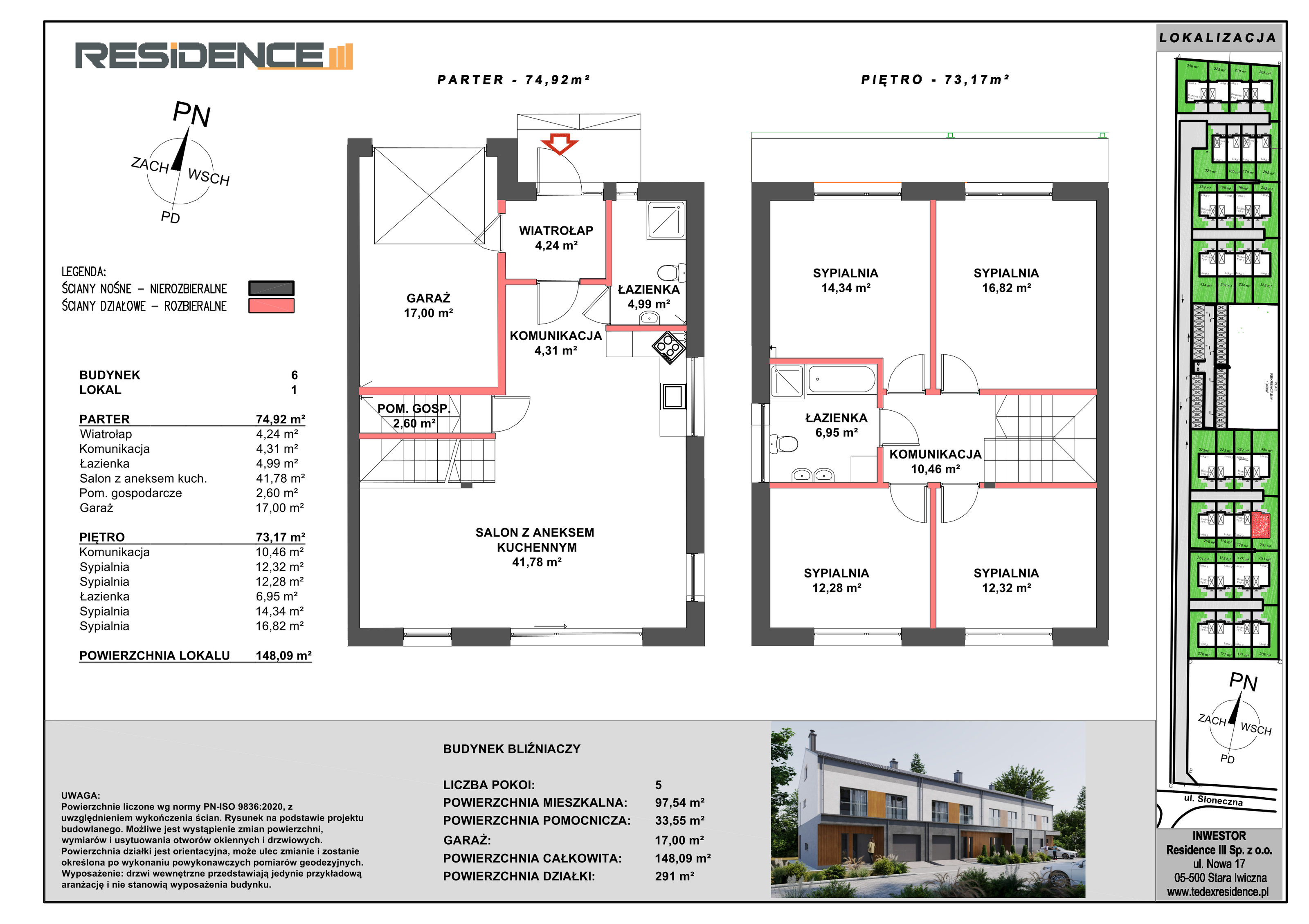 Mieszkanie 148,00 m², parter, oferta nr B6_L1, Apartamenty Przy Ładnej, Stara Iwiczna, ul. Ładna-idx