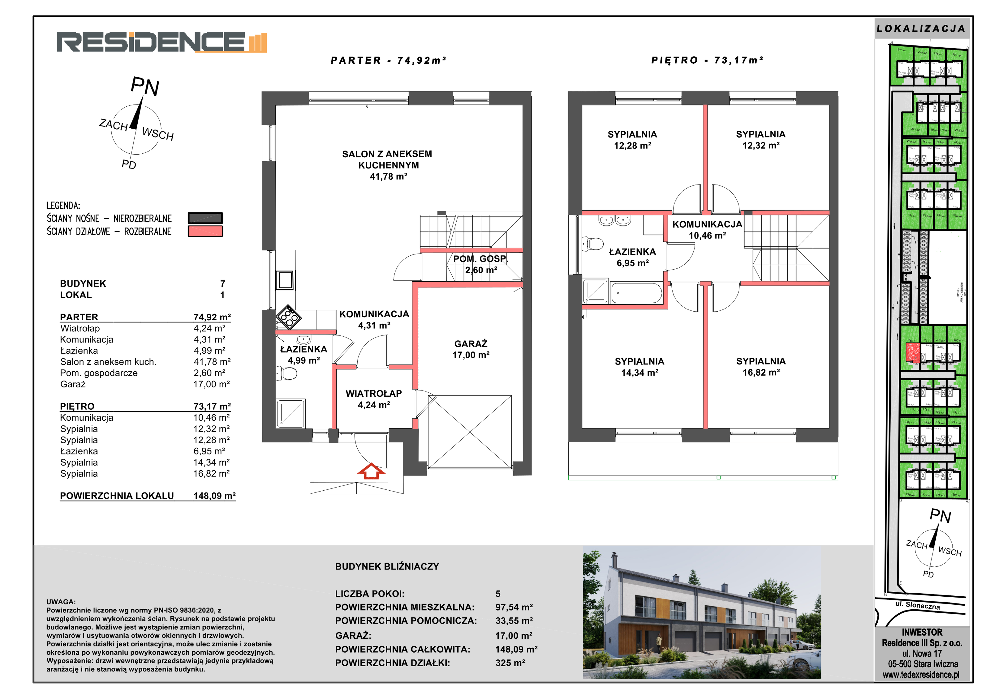 Mieszkanie 148,00 m², parter, oferta nr B7_L1, Apartamenty Przy Ładnej, Stara Iwiczna, ul. Ładna-idx