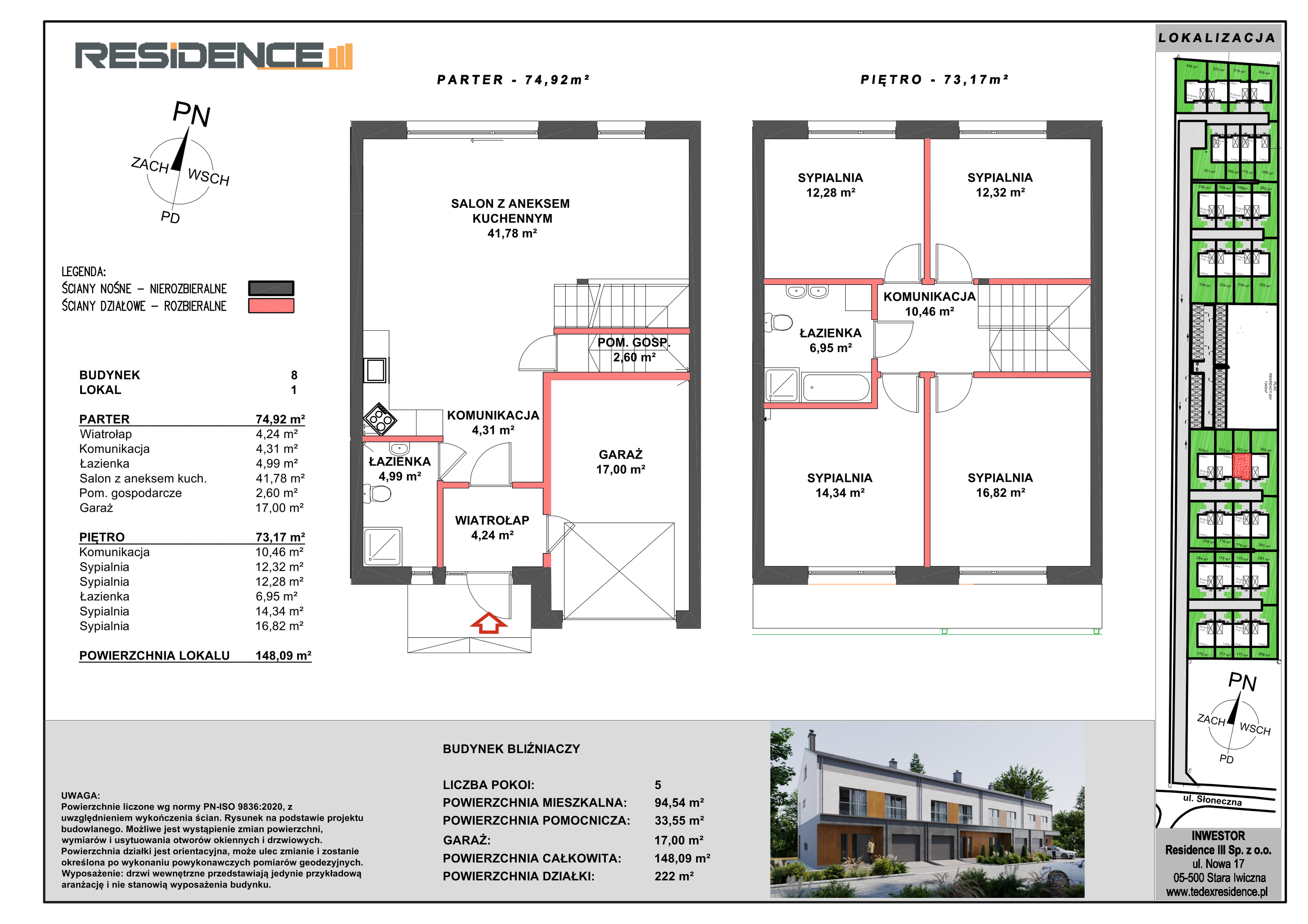 Mieszkanie 148,00 m², parter, oferta nr B8_L1, Apartamenty Przy Ładnej, Stara Iwiczna, ul. Ładna-idx