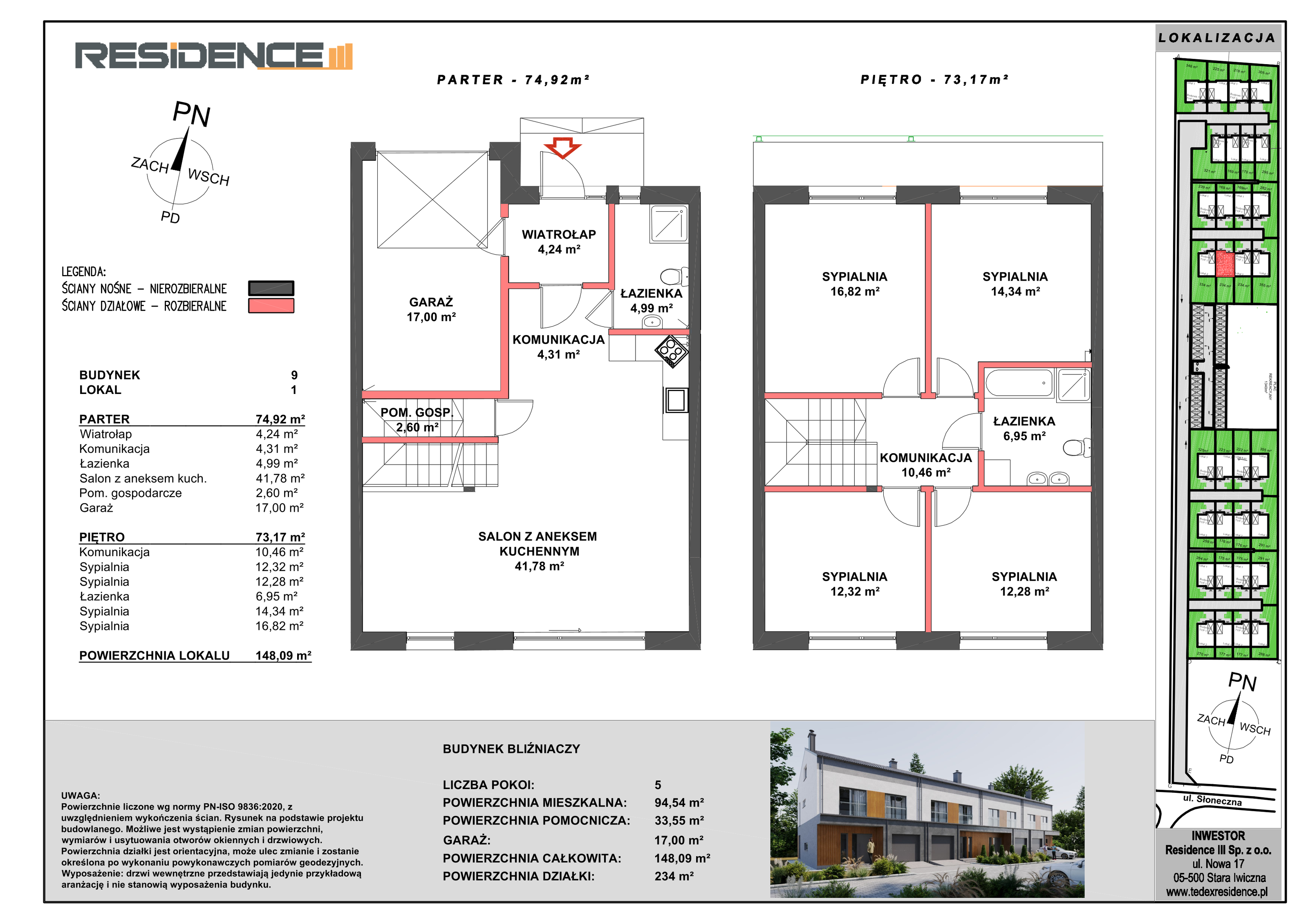 Mieszkanie 148,00 m², parter, oferta nr B9_L1, Apartamenty Przy Ładnej, Stara Iwiczna, ul. Ładna-idx