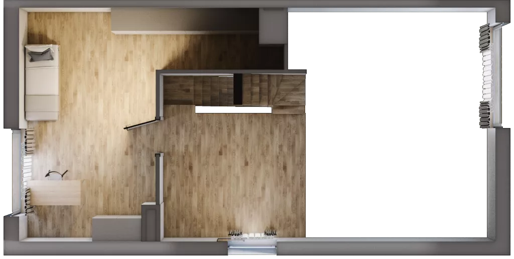 4 pokoje, mieszkanie 89,44 m², piętro 1, oferta nr 4.2, Cascada House, Rząska, ul. Piaski / Łąkowa