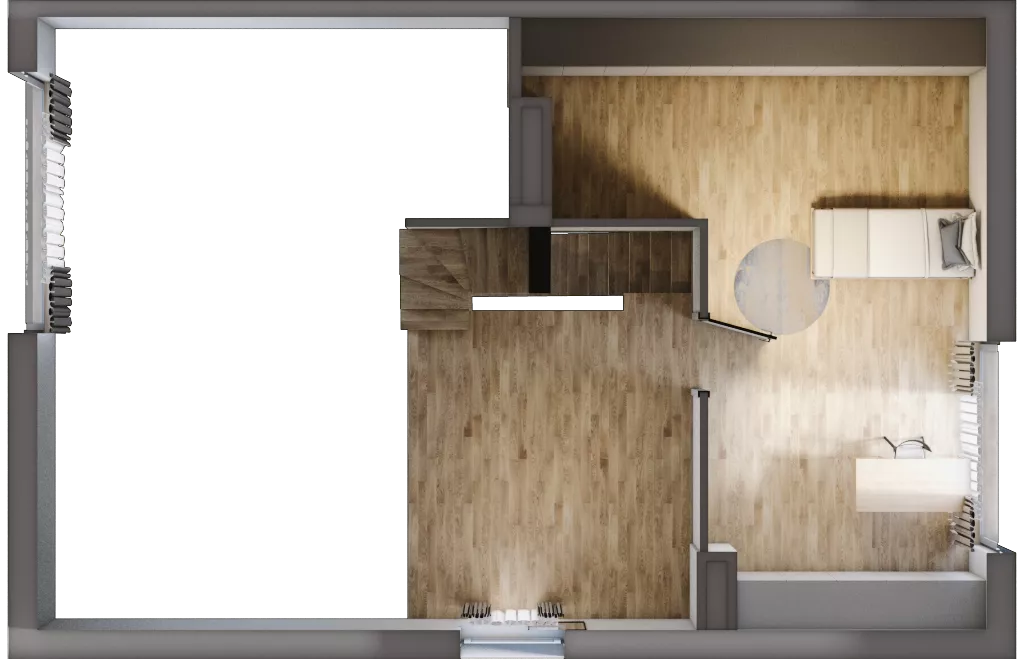 4 pokoje, mieszkanie 100,57 m², piętro 1, oferta nr 31.2, Cascada House, Rząska, ul. Piaski / Łąkowa