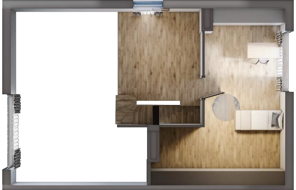 4 pokoje, mieszkanie 100,57 m², piętro 1, oferta nr 32.2, Cascada House, Rząska, ul. Piaski / Łąkowa