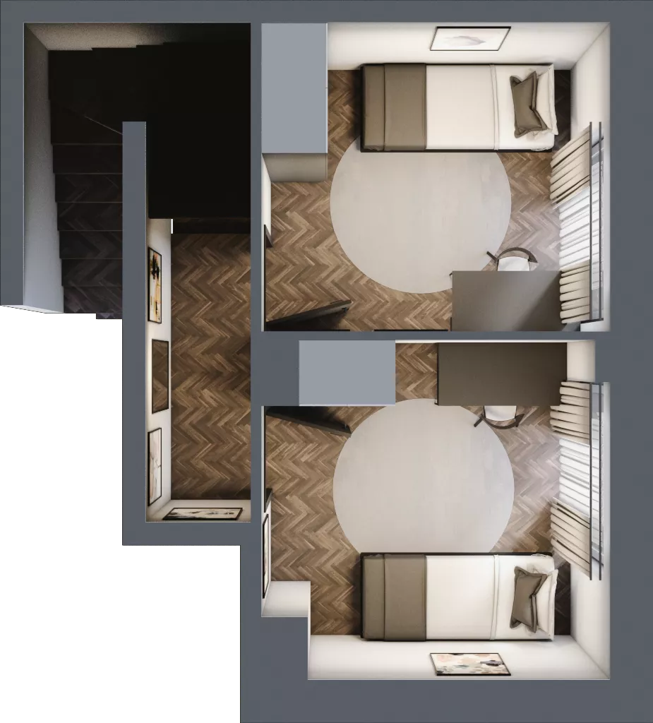 4 pokoje, mieszkanie 79,29 m², parter, oferta nr 36.1, Imperial River Park, Kraków, Bronowice, Bronowice Małe, ul. Truszkowskiego