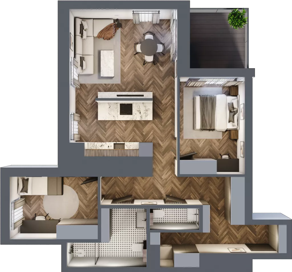 3 pokoje, apartament 74,68 m², piętro 4, oferta nr 21, Północna 31, Lublin, Śródmieście, Czechów Południowy, ul. Północna 31