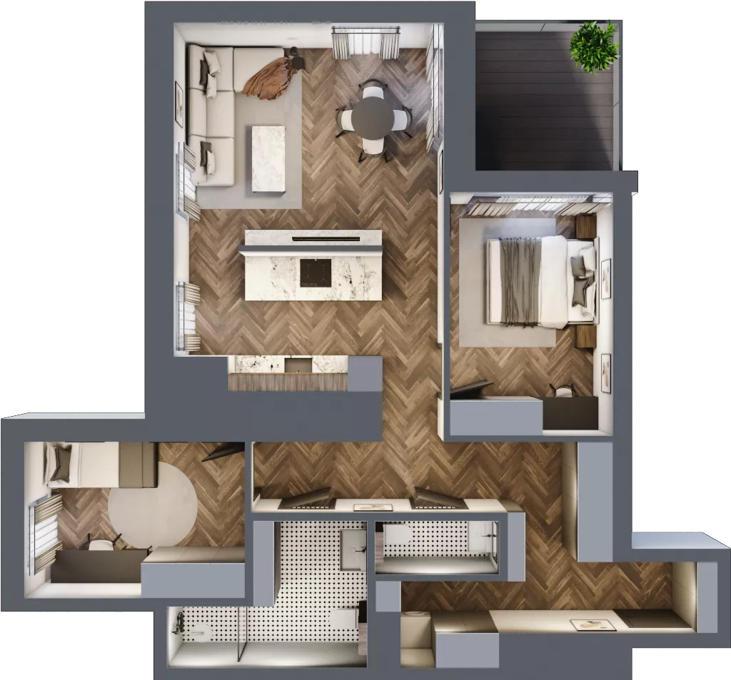 4 pokoje, apartament 73,48 m², piętro 8, oferta nr 61, Północna 31, Lublin, Śródmieście, Czechów Południowy, ul. Północna 31