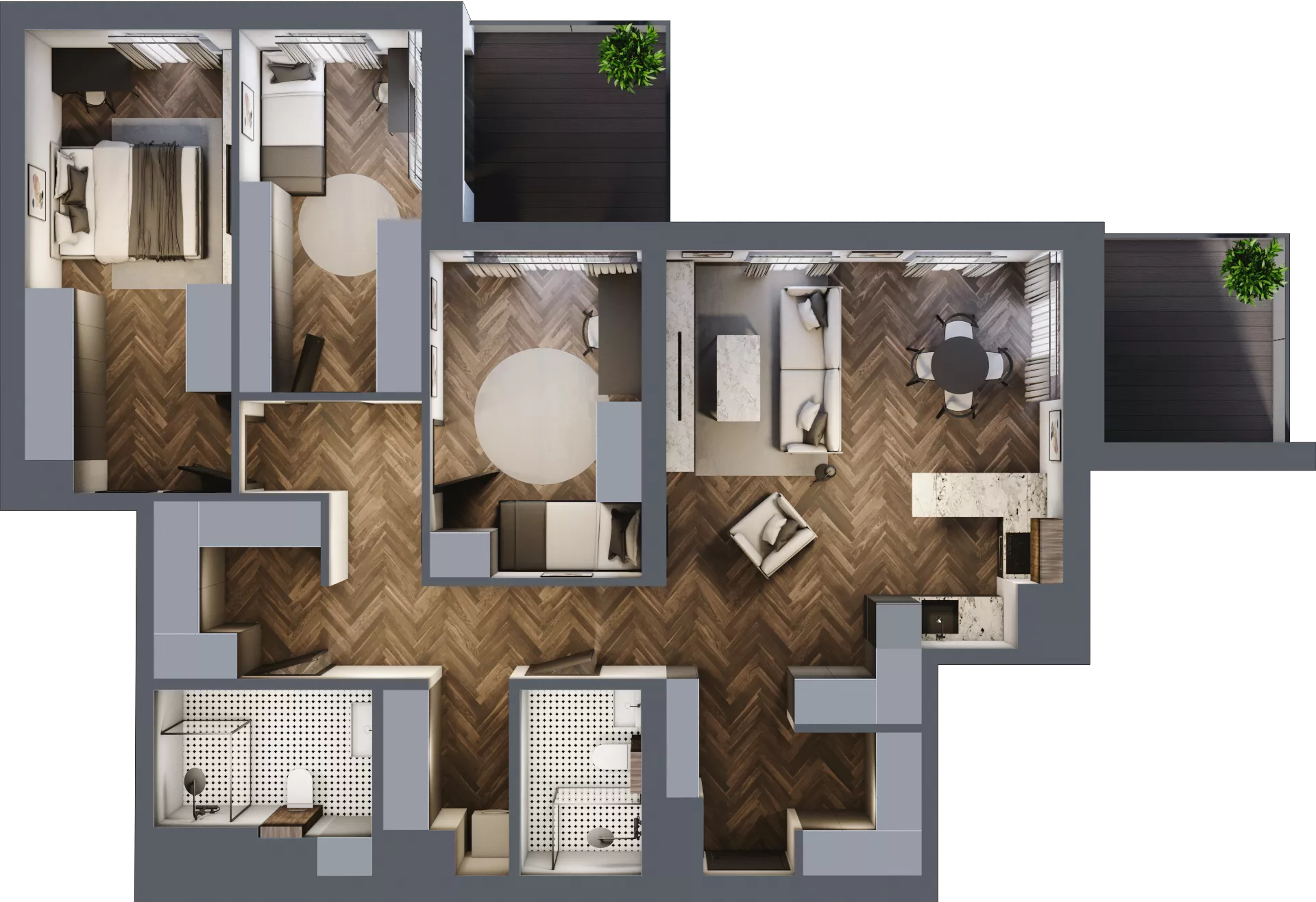 4 pokoje, apartament 104,68 m², piętro 13, oferta nr 112, Północna 31, Lublin, Śródmieście, Czechów Południowy, ul. Północna 31