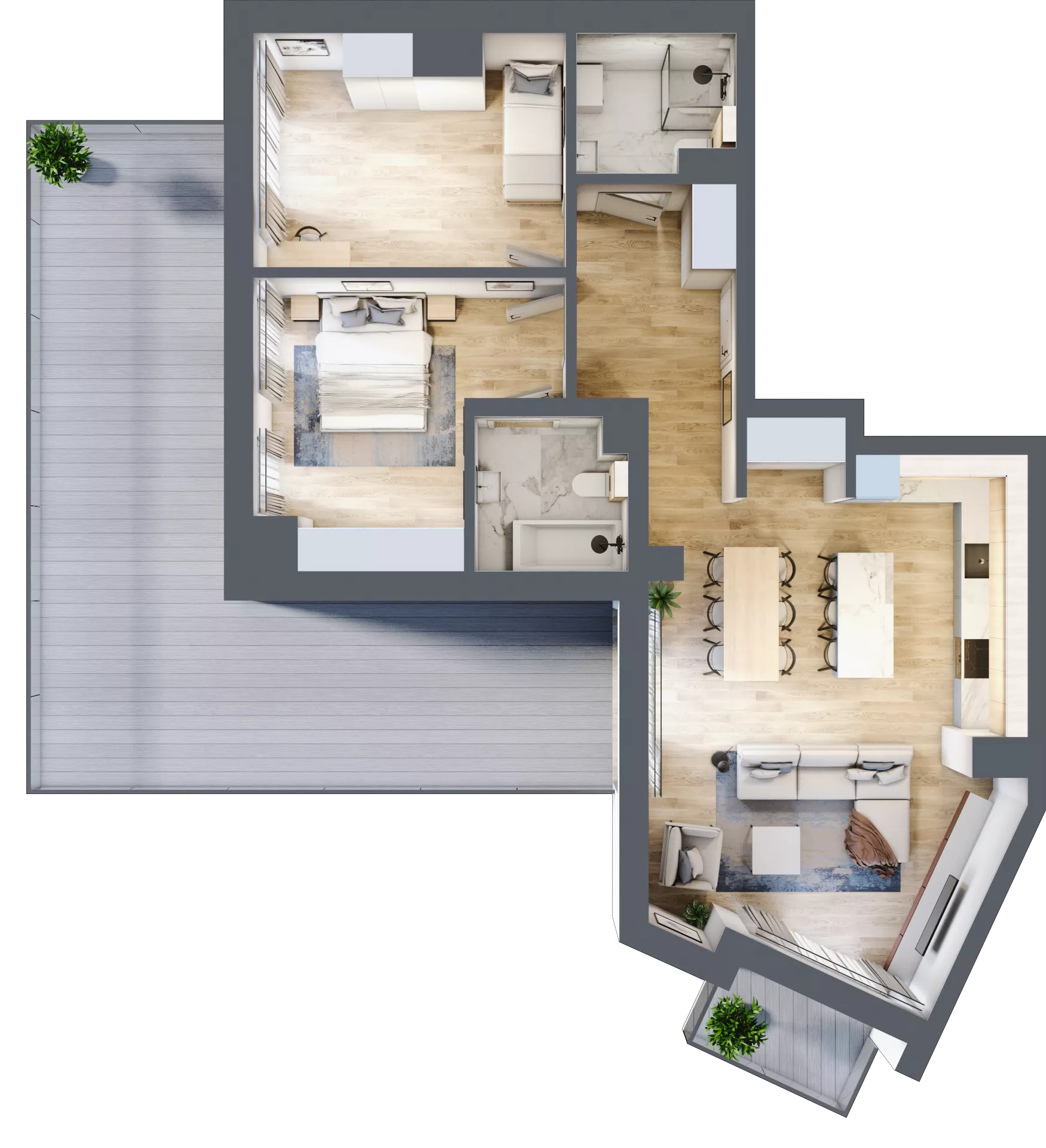 3 pokoje, mieszkanie 78,18 m², piętro 5, oferta nr A.51, Dolna Górna Wilda, Poznań, Wilda, Wilda, ul. Górna Wilda