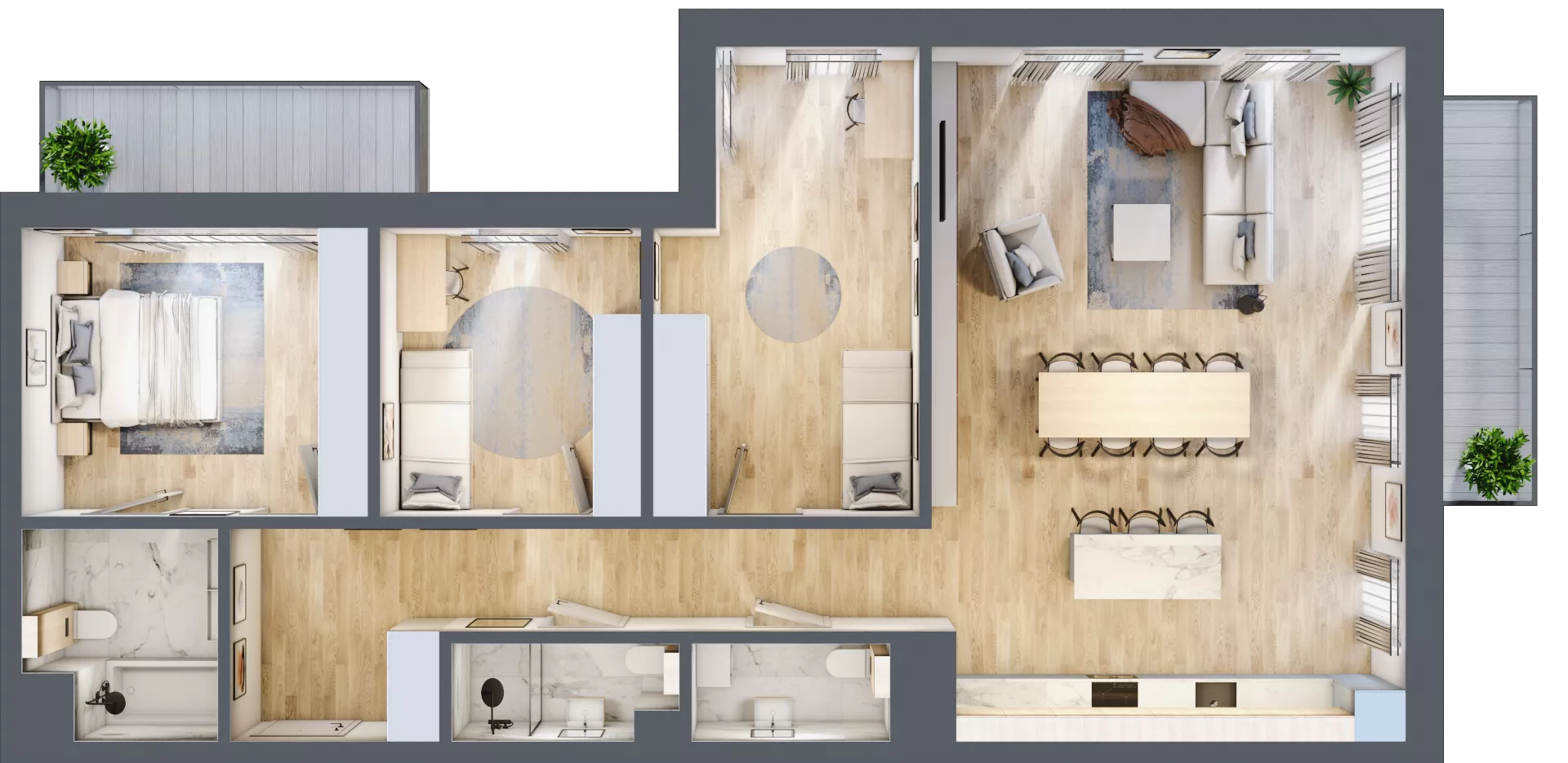 4 pokoje, mieszkanie 110,19 m², piętro 1, oferta nr B.11, Dolna Górna Wilda, Poznań, Wilda, Wilda, ul. Górna Wilda