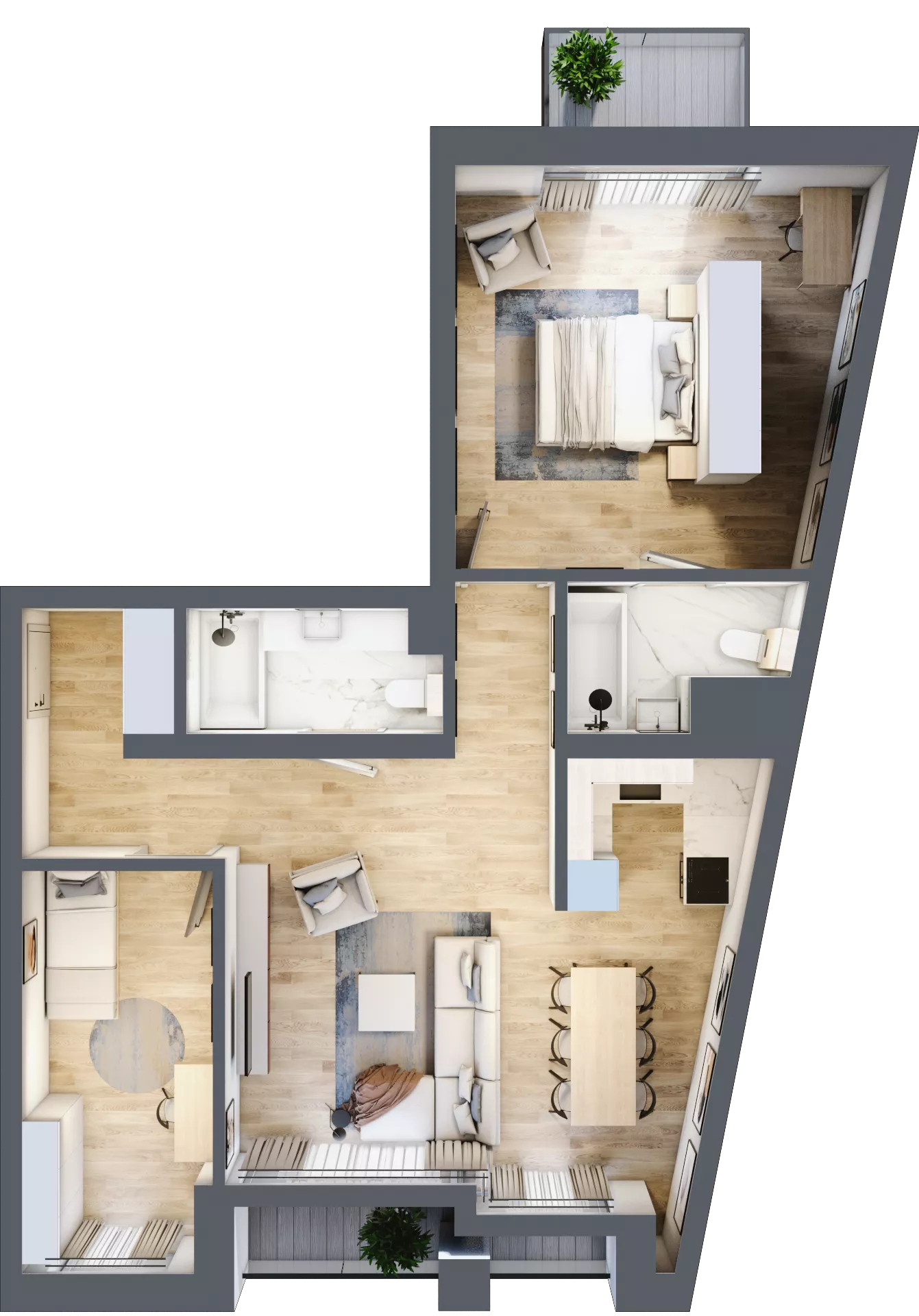 4 pokoje, apartament 80,07 m², piętro 2, oferta nr C.22, Dolna Górna Wilda, Poznań, Wilda, Wilda, ul. Górna Wilda