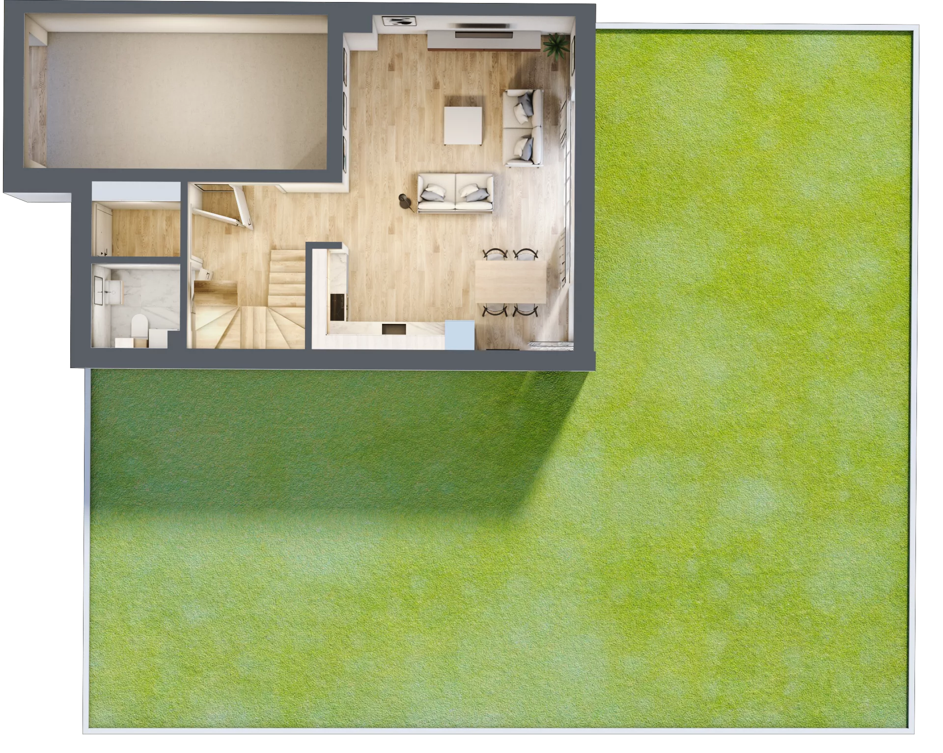 Dom 134,07 m², oferta nr 35B, Domy Golfowe, Wrocław, Kryniczno ul. Pod lasem 