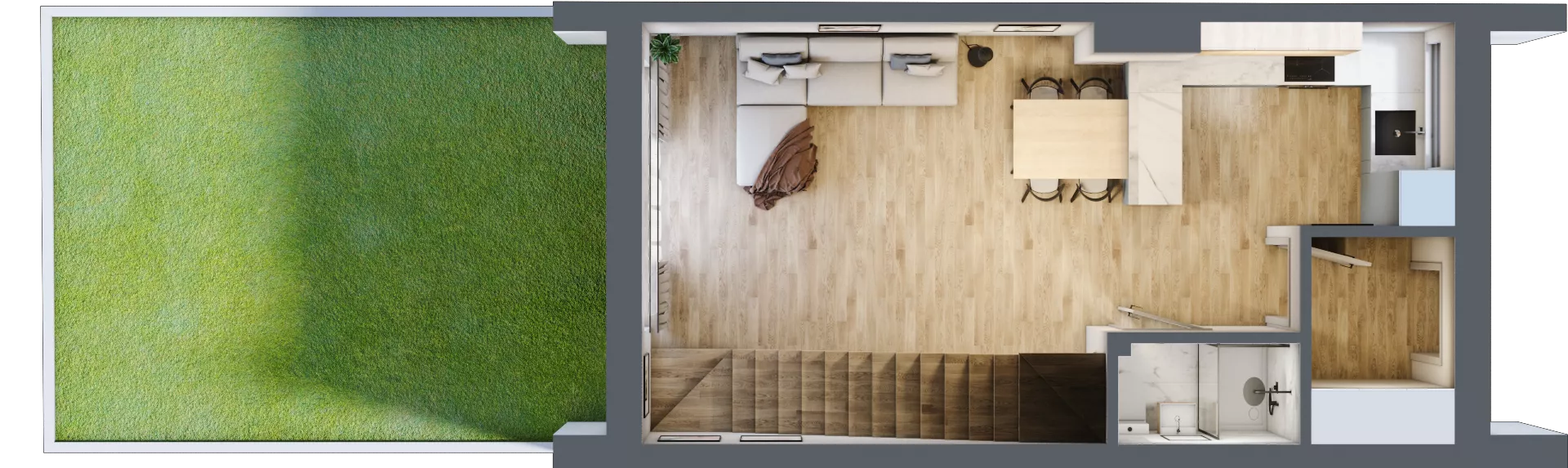5 pokoi, mieszkanie 108,78 m², piętro 3, oferta nr B4, Villa Stoki, Łódź, Widzew, ul. Beskidzka 109