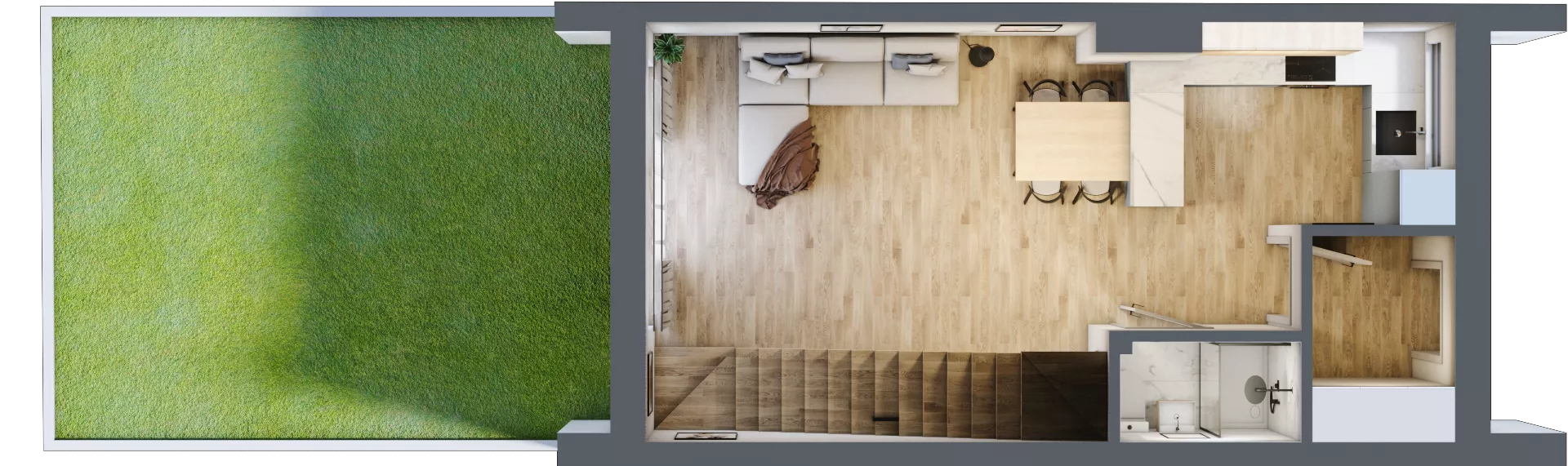 5 pokoi, mieszkanie 108,78 m², piętro 3, oferta nr B2, Villa Stoki, Łódź, Widzew, ul. Beskidzka 109