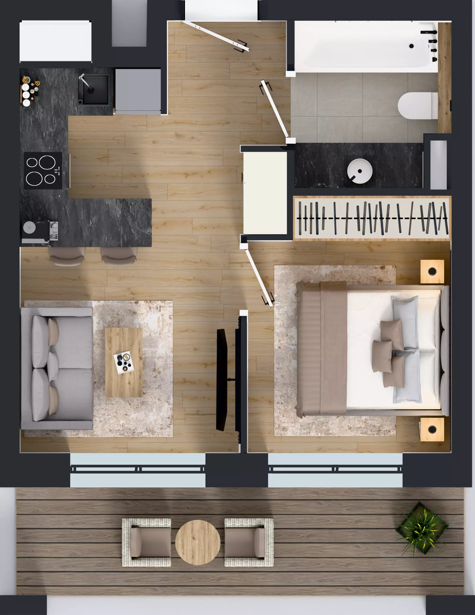 2 pokoje, mieszkanie 30,31 m², piętro 5, oferta nr LM-150, Perspektywa Czechów, Lublin, Czechów Północny, ul. Wojtasa