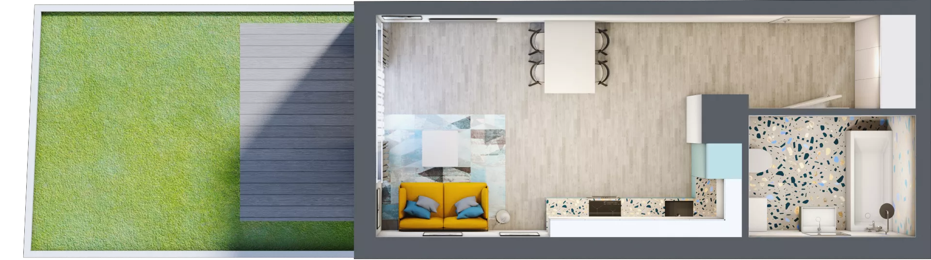 1 pokój, mieszkanie 32,97 m², parter, oferta nr B-A0M4, Osiedle Blask, Łódź, Bałuty, ul. Smugowa 24