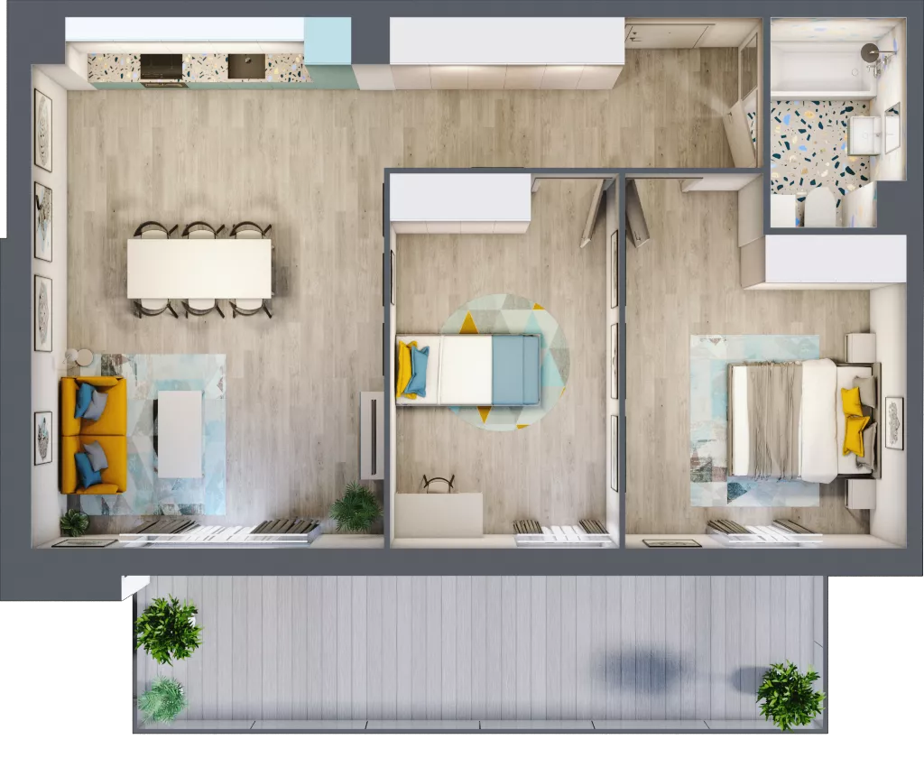 3 pokoje, apartament 73,58 m², parter, oferta nr M.113, Tarasy Śląskie, Chorzów, Chorzów II, ul. 3 Maja