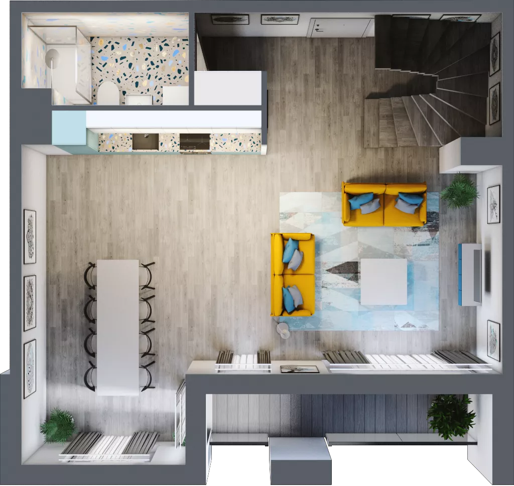4 pokoje, apartament 95,62 m², piętro 5, oferta nr M.33, Tarasy Śląskie, Chorzów, Chorzów II, ul. 3 Maja