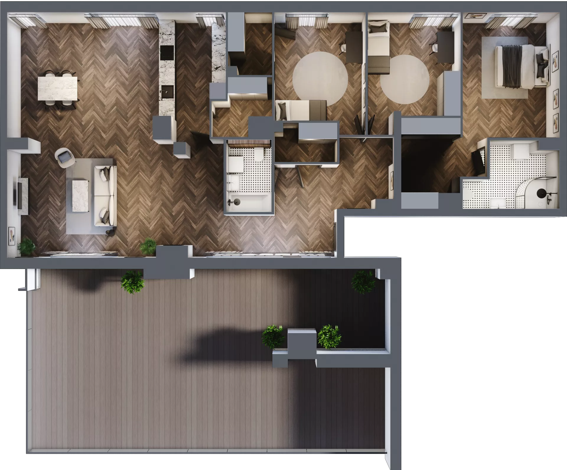 4 pokoje, mieszkanie 160,50 m², piętro 8, oferta nr M142, Osiedle Św. Barbary, Tarnobrzeg, Siarkowiec, ul. Świętej Barbary 9a