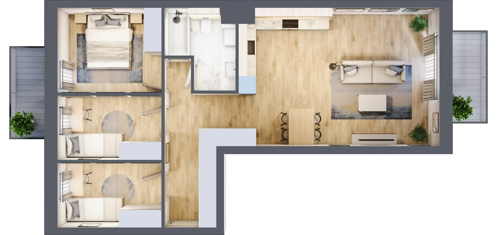 1 pokój, mieszkanie 29,34 m², piętro 6, oferta nr C29, Maratońska 49, Łódź, Polesie, Retkinia, ul. Maratońska 49