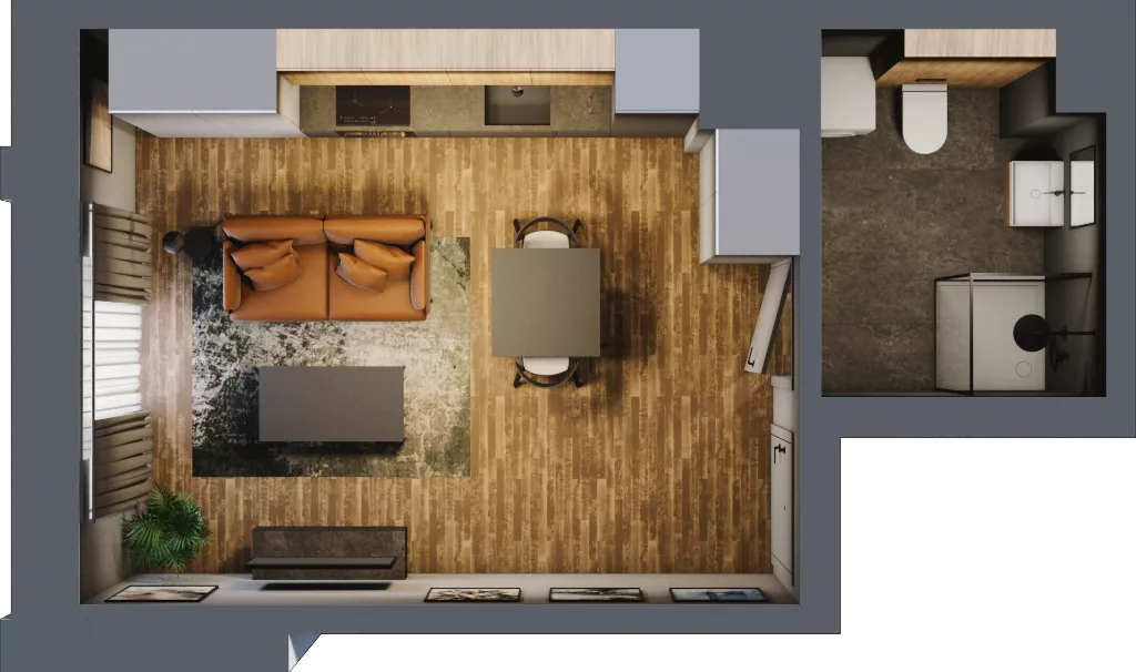1 pokój, apartament 25,84 m², piętro 3, oferta nr 99, Folwark Scheiblera, Łódź, Widzew, ul. Tymienieckiego 33A