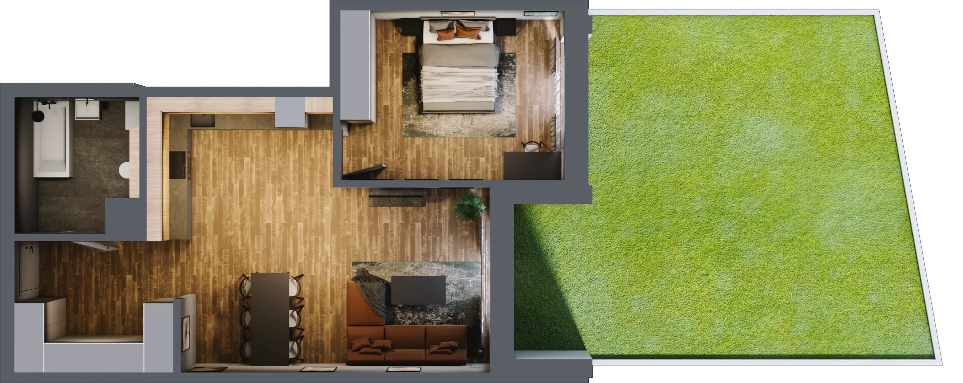2 pokoje, apartament 61,13 m², parter, oferta nr 182, Folwark Scheiblera, Łódź, Widzew, ul. Tymienieckiego 33A