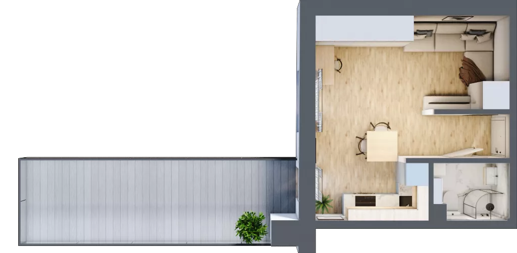 1 pokój, mieszkanie 27,00 m², piętro 2, oferta nr 8, Kamienica przy ul. Starodomaszowskiej, Kielce, Centrum, ul. Starodomaszowska 38