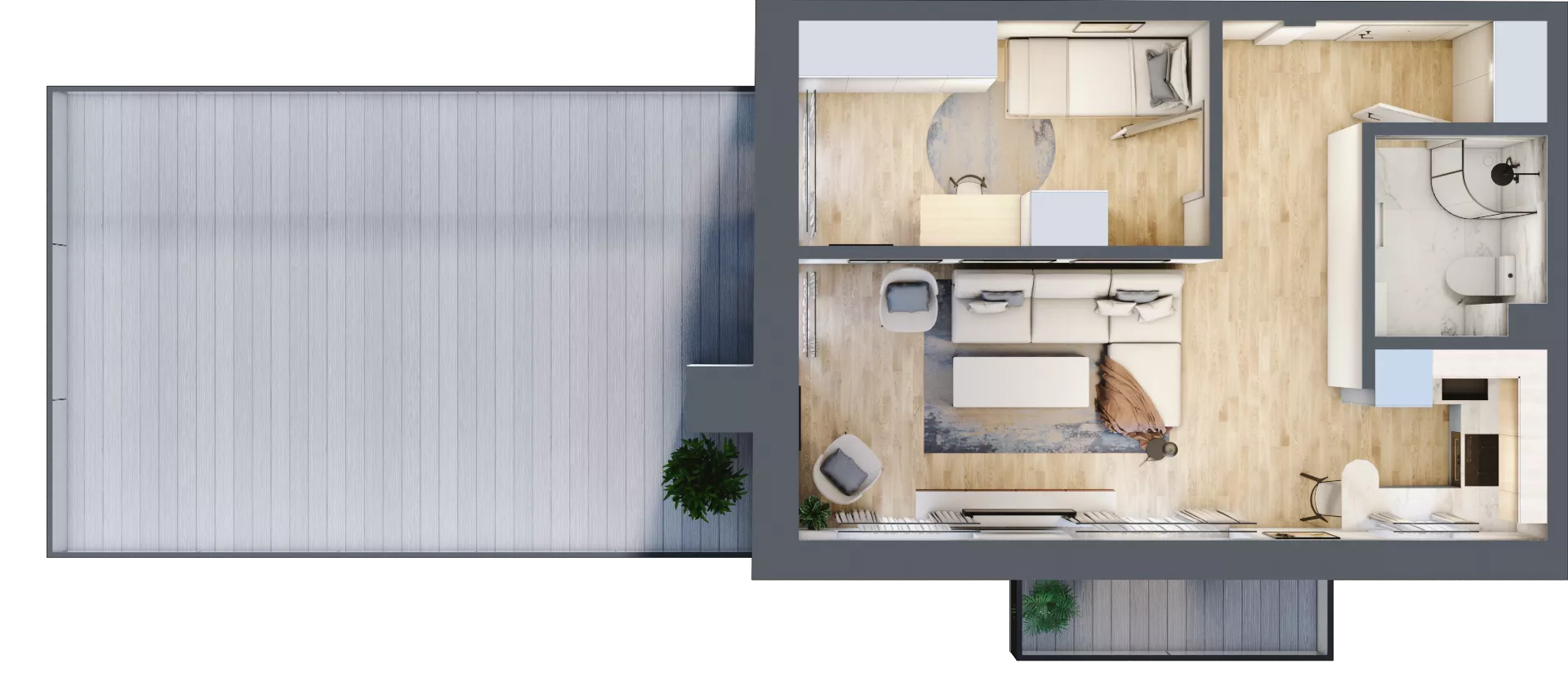 2 pokoje, mieszkanie 40,50 m², piętro 2, oferta nr 9, Kamienica przy ul. Starodomaszowskiej, Kielce, Centrum, ul. Starodomaszowska 38