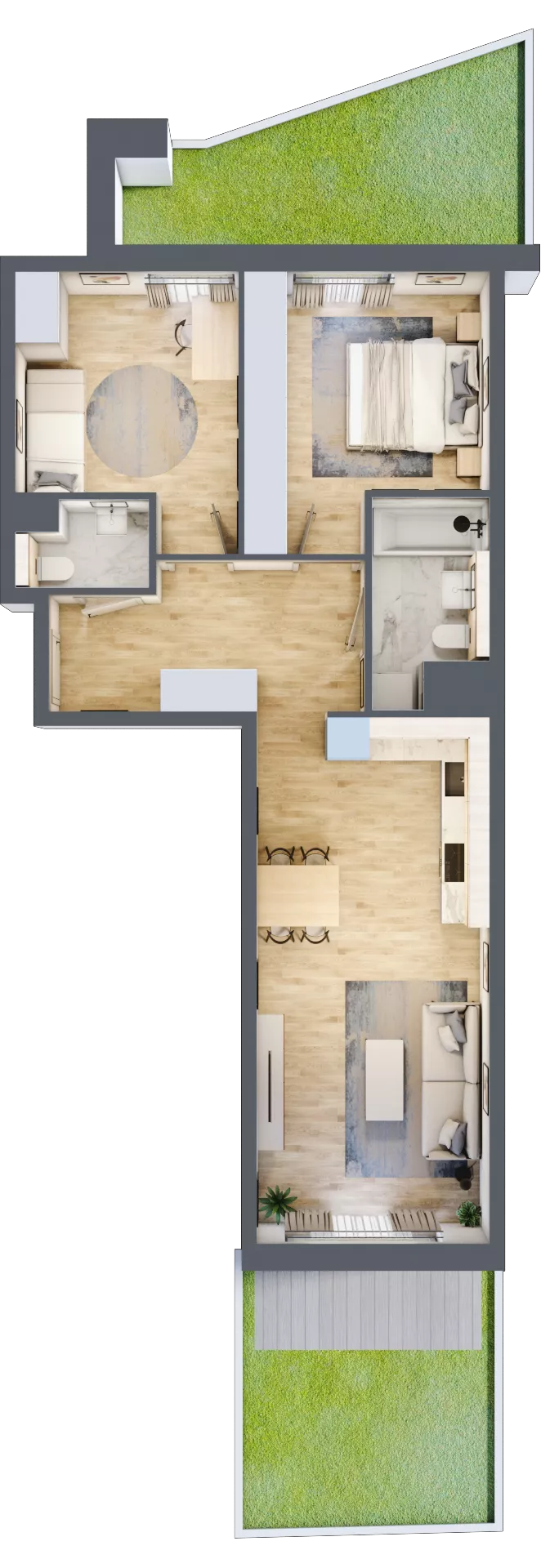 3 pokoje, mieszkanie 63,63 m², parter, oferta nr A2.0.1, ATAL Idea Swarzędz, Swarzędz, ul. Tabaki