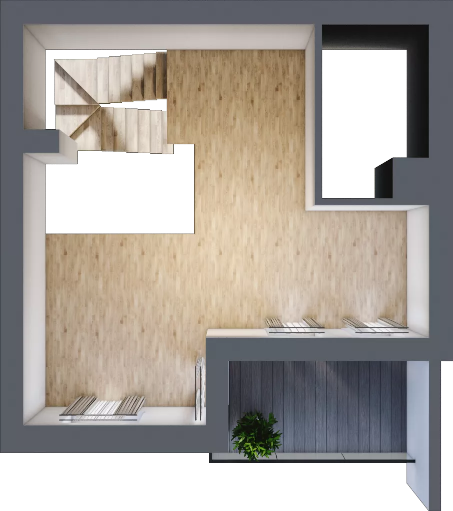 2 pokoje, mieszkanie 74,20 m², piętro 1, oferta nr 14F.2, Przystań Sobieszewo, Gdańsk, Wyspa Sobieszewska, ul. Narcyzowa