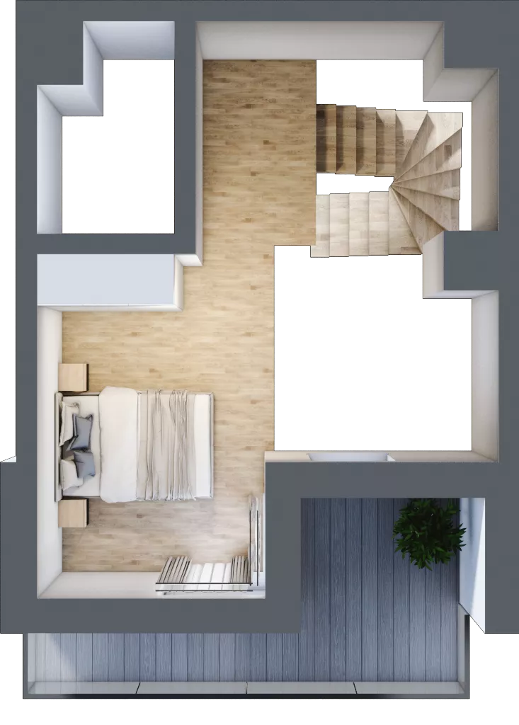 2 pokoje, mieszkanie 38,97 m², piętro 2, oferta nr A.2.40, My Forest, Warszawa, Białołęka, ul. Modlińska 342
