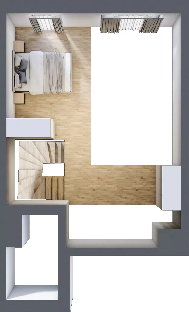2 pokoje, mieszkanie 42,41 m², piętro 2, oferta nr A.2.43, My Forest, Warszawa, Białołęka, ul. Modlińska 342