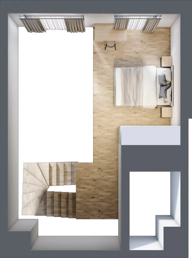 2 pokoje, mieszkanie 38,46 m², piętro 2, oferta nr A.2.44, My Forest, Warszawa, Białołęka, ul. Modlińska 342