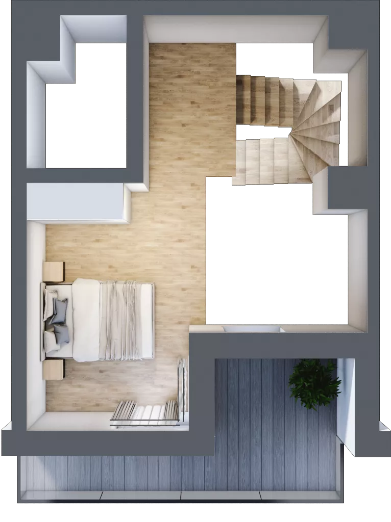 2 pokoje, mieszkanie 40,00 m², piętro 2, oferta nr A.2.42, My Forest, Warszawa, Białołęka, ul. Modlińska 342