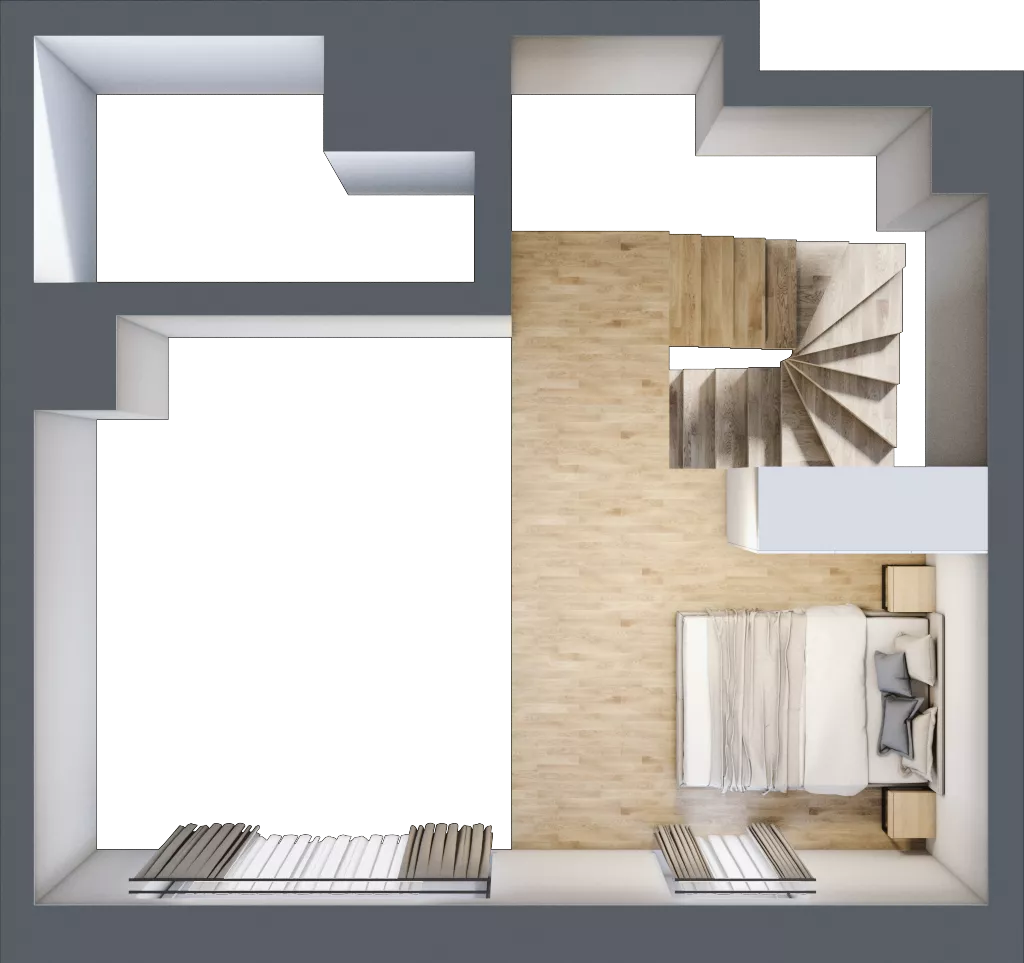 3 pokoje, mieszkanie 36,25 m², piętro 2, oferta nr B.2.13, My Forest, Warszawa, Białołęka, ul. Modlińska 342