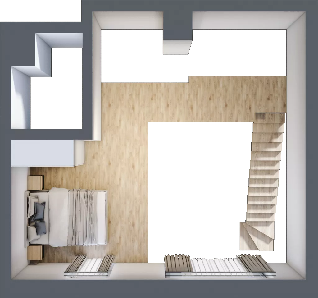 3 pokoje, mieszkanie 37,27 m², piętro 2, oferta nr B.2.12, My Forest, Warszawa, Białołęka, ul. Modlińska 342