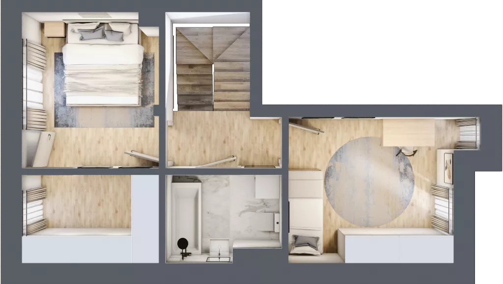 4 pokoje, mieszkanie 77,05 m², parter, oferta nr N1 - 5A, Nowe Zagórze, Kielce, Zagórze, ul. Zagórska 288
