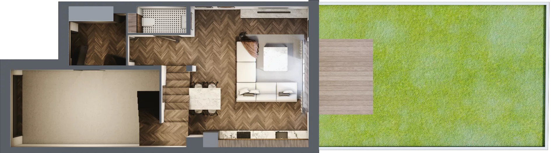 Dom 116,37 m², oferta nr 23/1, Osiedle Południowa etap II, Mińsk Mazowiecki, Stojadła, ul. Południowa