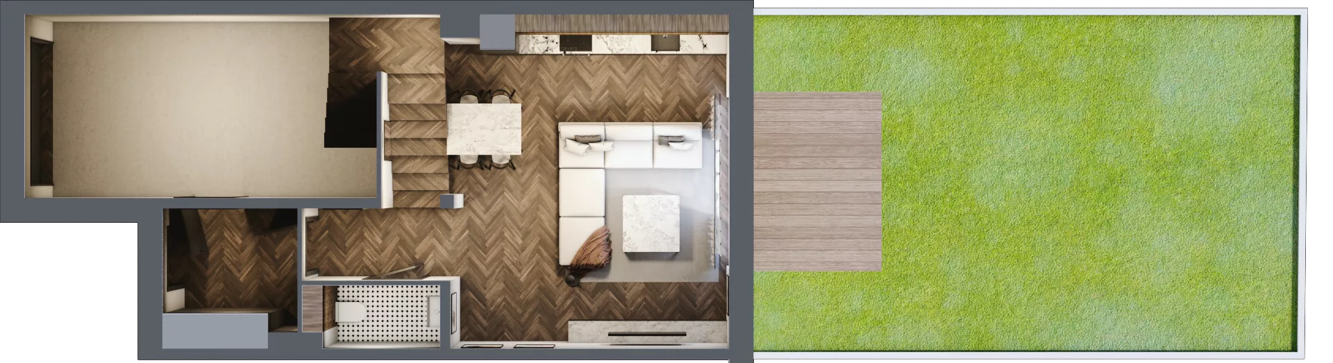 Dom 116,37 m², oferta nr 19/2, Osiedle Południowa etap II, Mińsk Mazowiecki, Stojadła, ul. Południowa