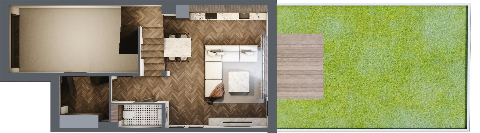 Dom 116,37 m², oferta nr 25/2, Osiedle Południowa etap II, Mińsk Mazowiecki, Stojadła, ul. Południowa