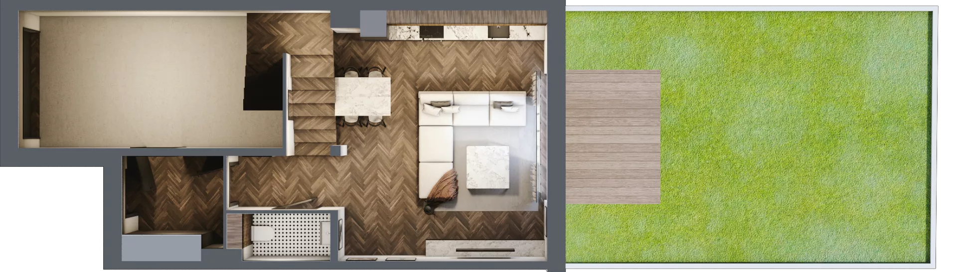 Dom 116,37 m², oferta nr 33/2, Osiedle Południowa etap II, Mińsk Mazowiecki, Stojadła, ul. Południowa