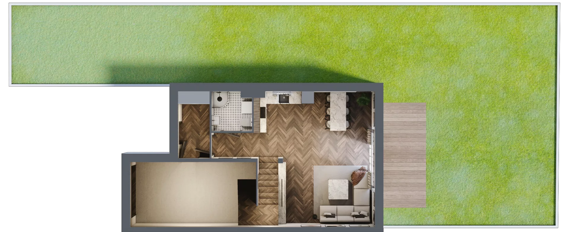 Dom 135,77 m², oferta nr 31/1, Osiedle Południowa etap II, Mińsk Mazowiecki, Stojadła, ul. Południowa