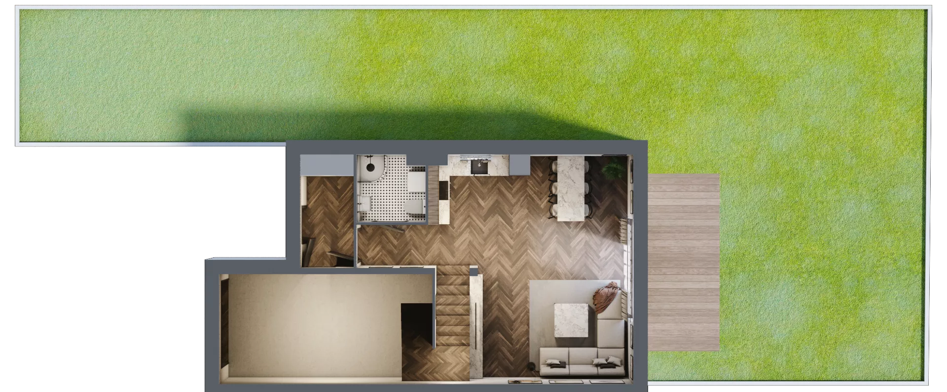 Dom 135,77 m², oferta nr 37/1, Osiedle Południowa etap II, Mińsk Mazowiecki, Stojadła, ul. Południowa